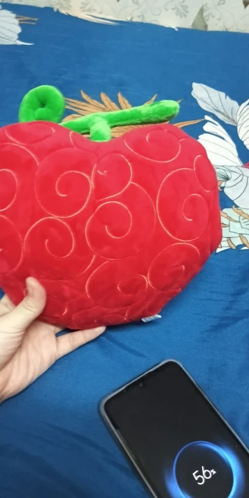 Foto de un comprador: Peluche de fruta del diablo de One Piece, de 8.5 a 24 cm