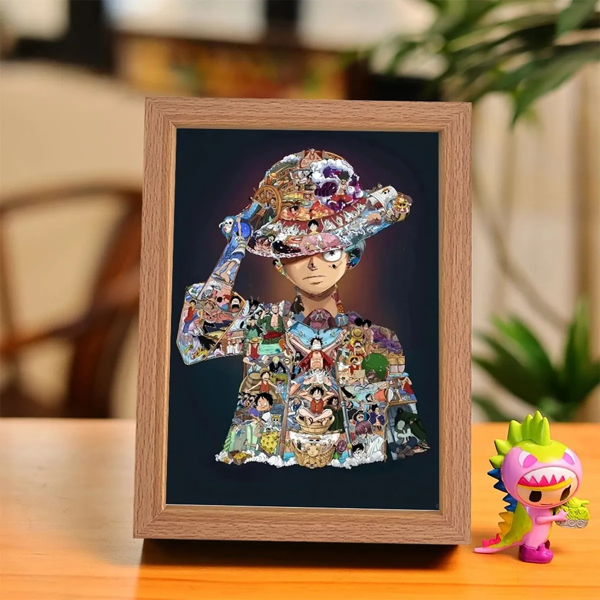 Lámpara de One Piece y anime con marco LED animado – vue 6