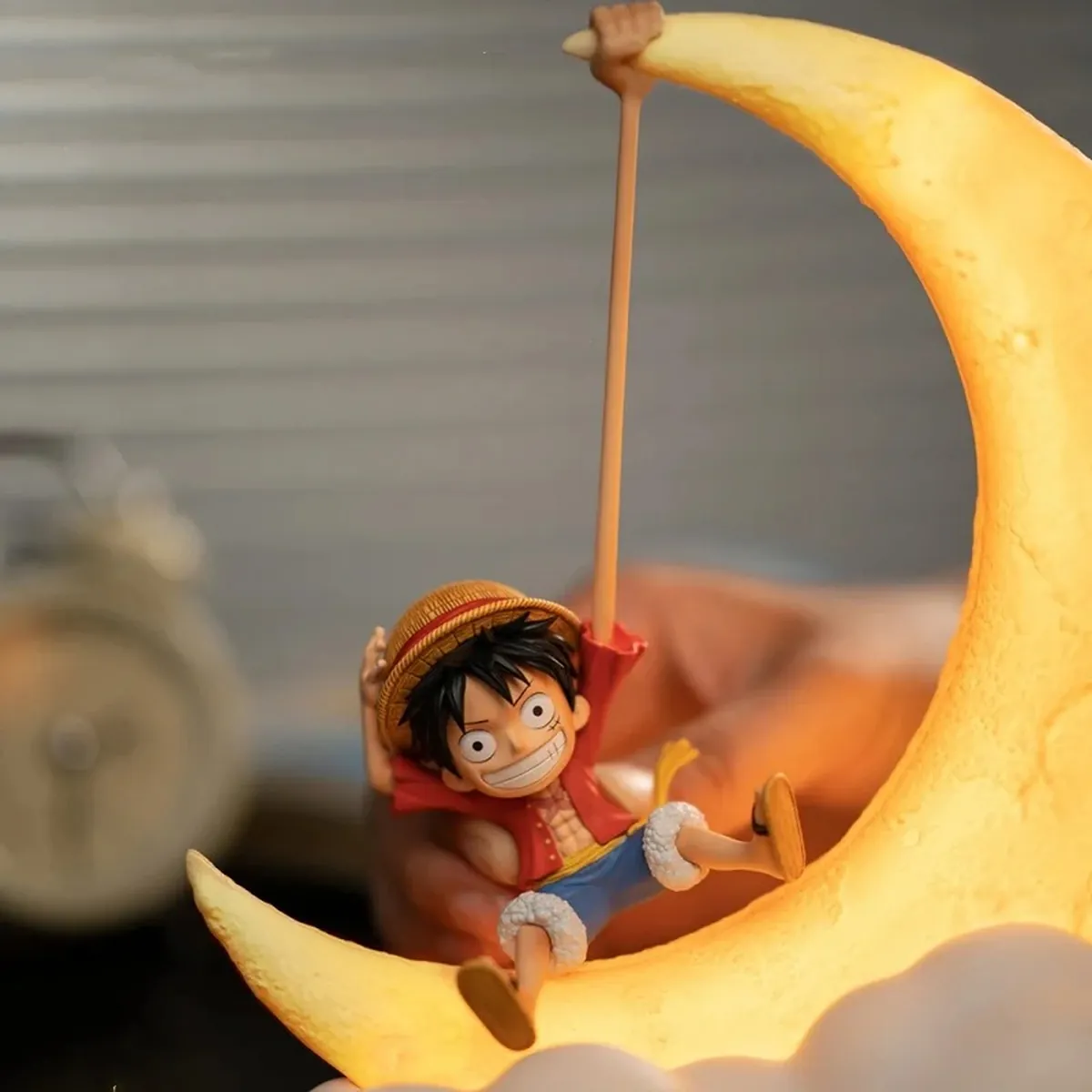 Lámpara de One Piece: luz nocturna de Luffy para escritorio – vue 4