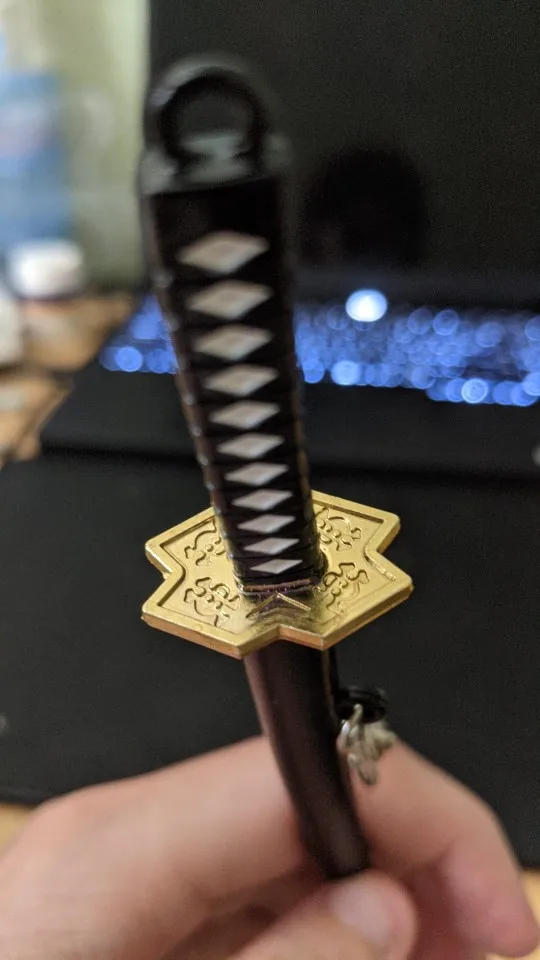 Foto de un comprador: Disfraz de Zoro: llavero de mini espada con vaina de plástico