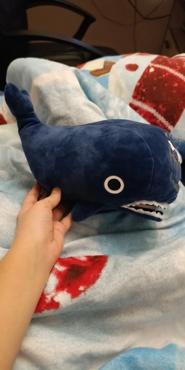 Foto de un comprador: Peluche de Laboon, la ballena de One Piece, suave y de algodón