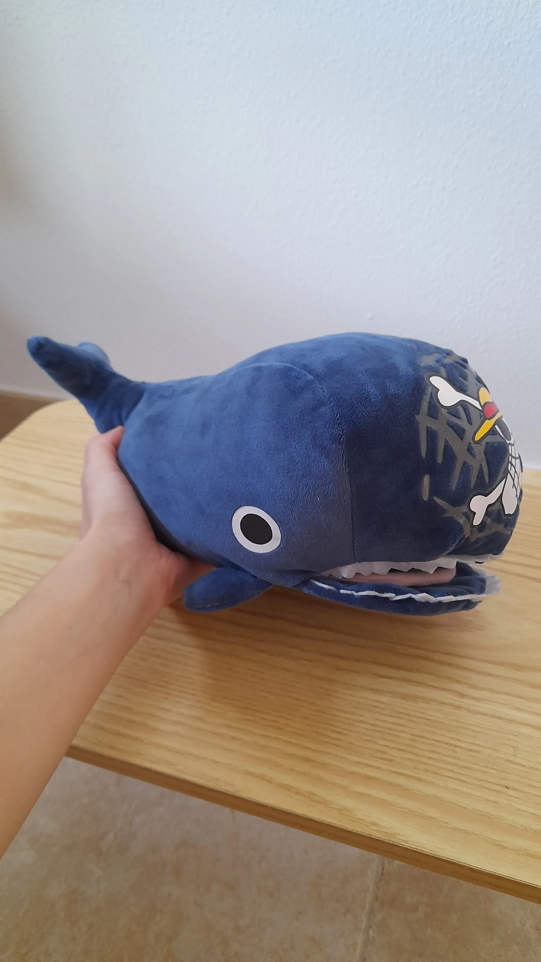 Foto de un comprador: Peluche de Laboon, la ballena de One Piece, suave y de algodón