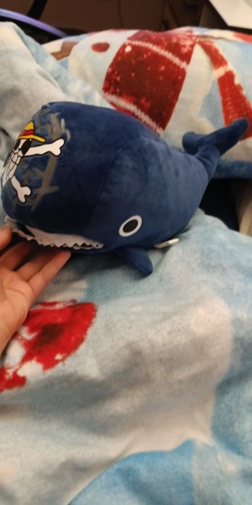 Foto de un comprador: Peluche de Laboon, la ballena de One Piece, suave y de algodón