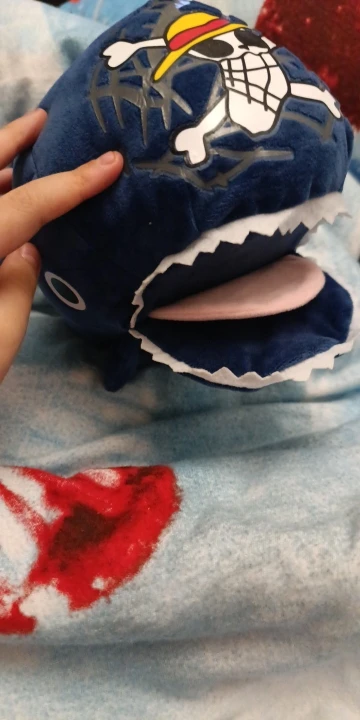 Foto de un comprador: Peluche de Laboon, la ballena de One Piece, suave y de algodón