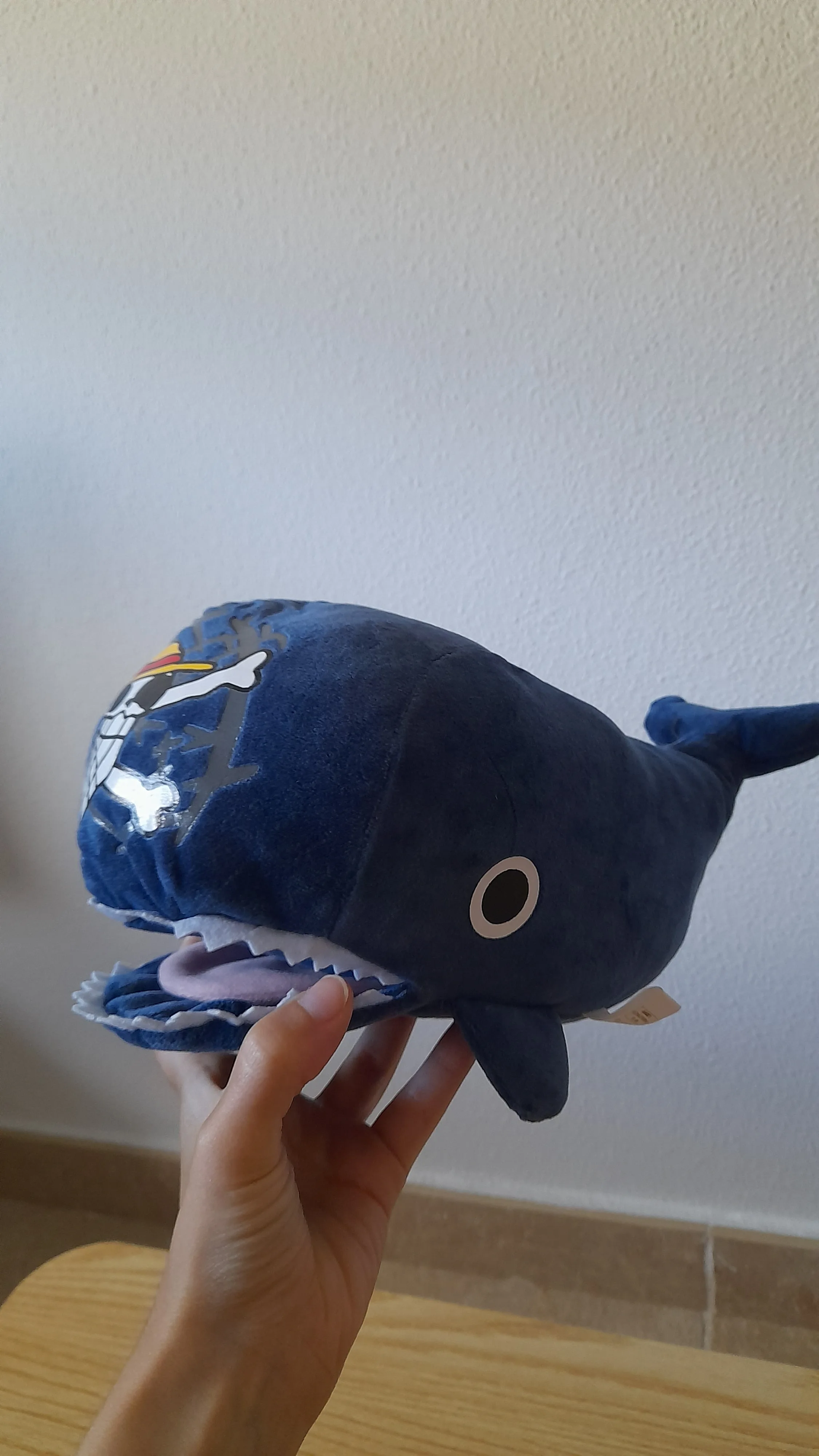 Foto de un comprador: Peluche de Laboon, la ballena de One Piece, suave y de algodón
