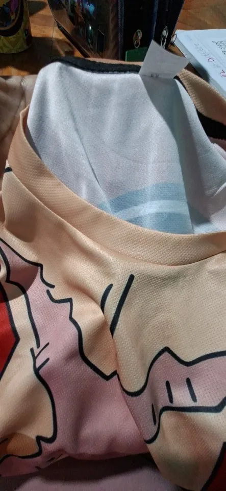 Foto de un comprador: Disfraz de Luffy: camiseta de poliéster en tallas 90 a 6XL