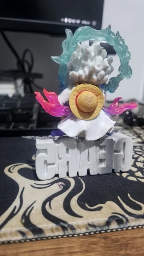 Foto de un comprador: Figura de One Piece chibi: Luffy Gear mini de 10 cm en 1/60