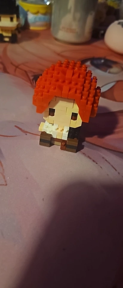 Foto de un comprador: Figura de One Piece 3D de mini ladrillos para armar y exhibir