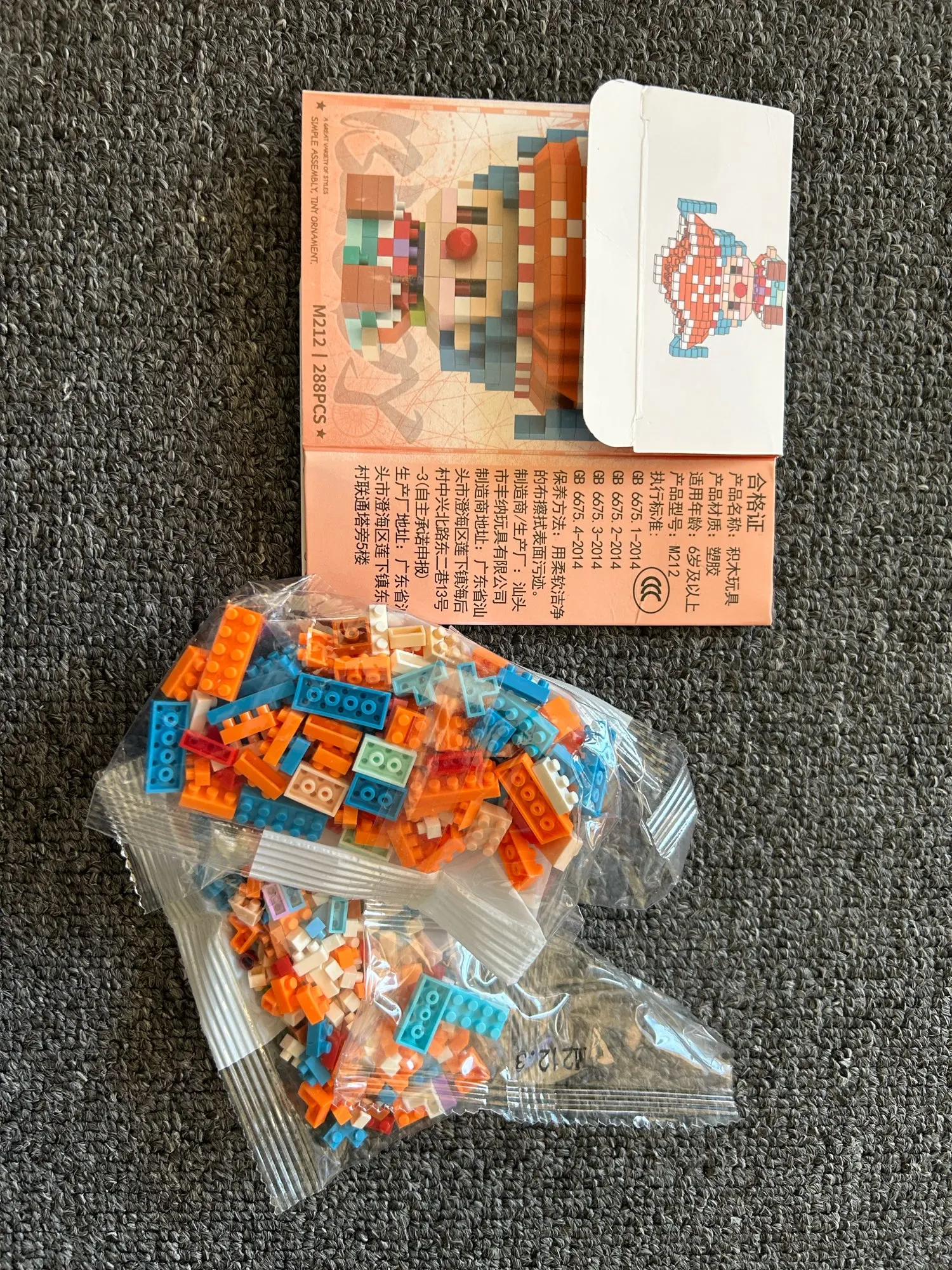 Foto de un comprador: Figura de One Piece armable con bloques micro, Nika y más
