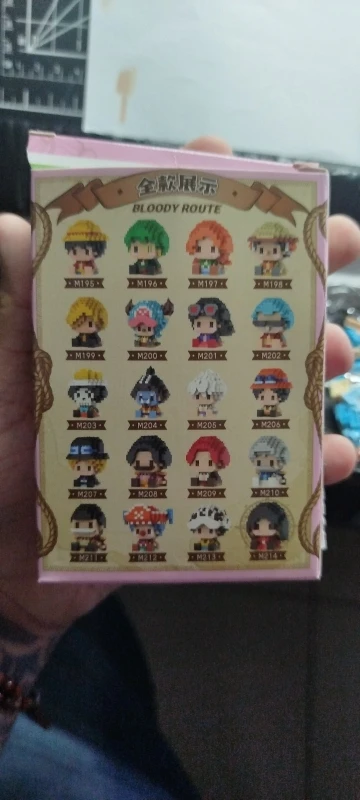 Foto de un comprador: Figura de One Piece armable con bloques micro, Nika y más