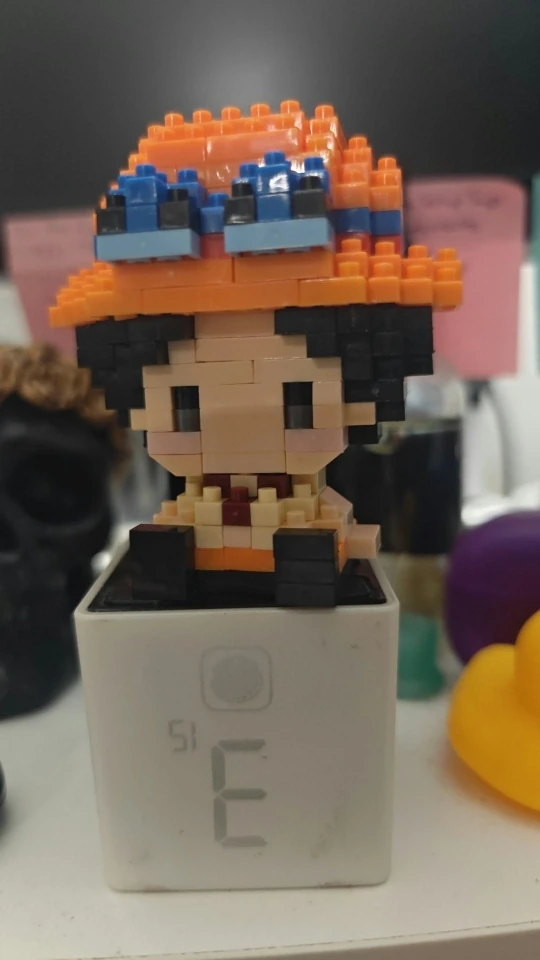 Foto de un comprador: Figura de One Piece armable con bloques micro, Nika y más
