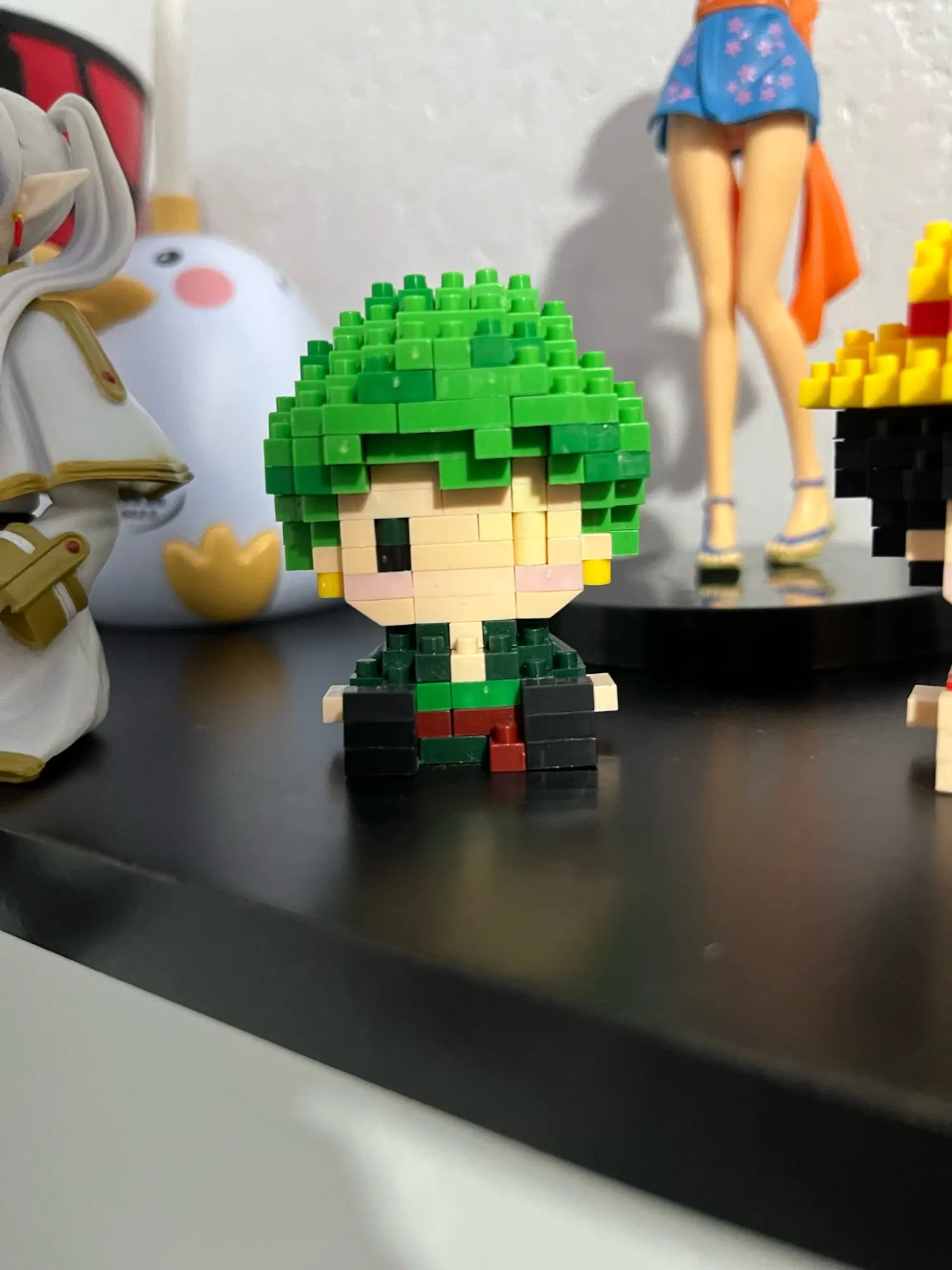Foto de un comprador: Figura de One Piece armable con bloques micro, Nika y más