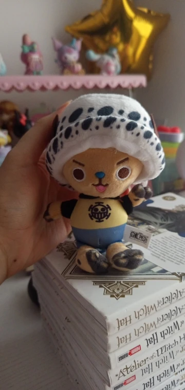 Foto de un comprador: Peluche llavero de One Piece: Luffy, Chopper y Sabo de 10-14 cm