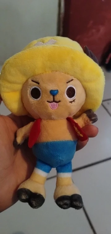 Foto de un comprador: Peluche llavero de One Piece: Luffy, Chopper y Sabo de 10-14 cm