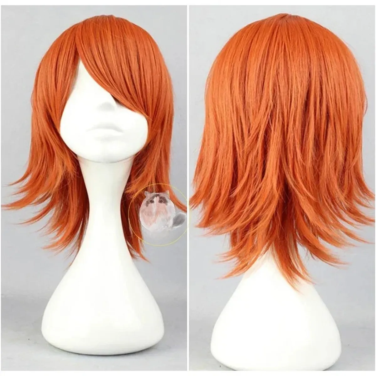 Peluca y disfraz de Nami de One Piece, uniforme en 5 tallas – vue 5