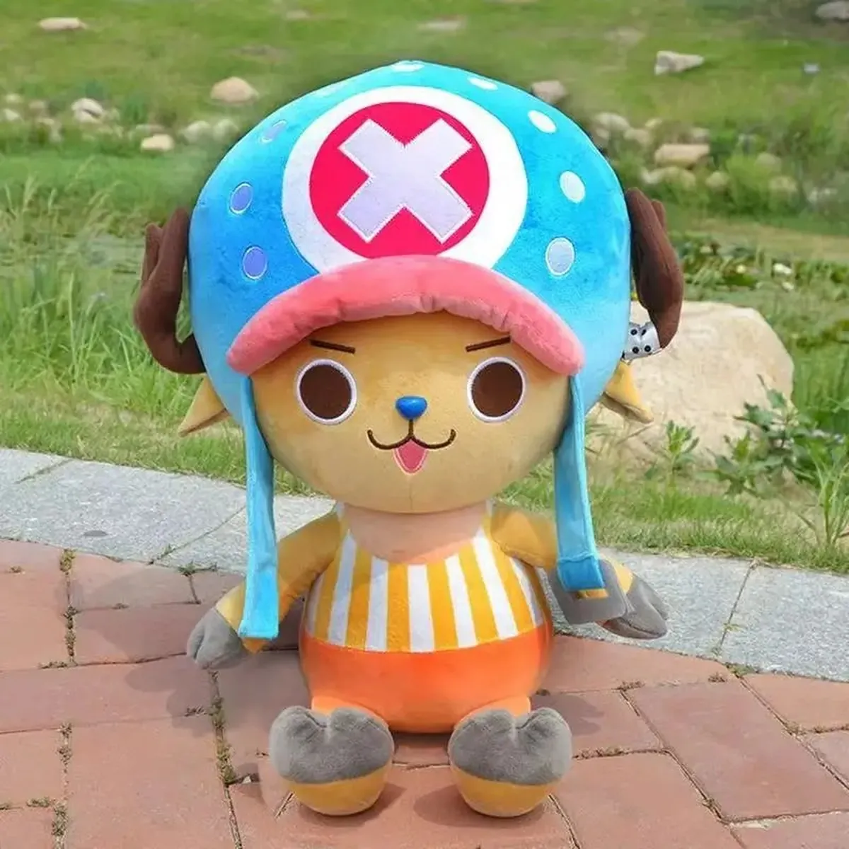 Peluche de Chopper de One Piece de 25, 30 y 45 cm, de algodón – vue 2