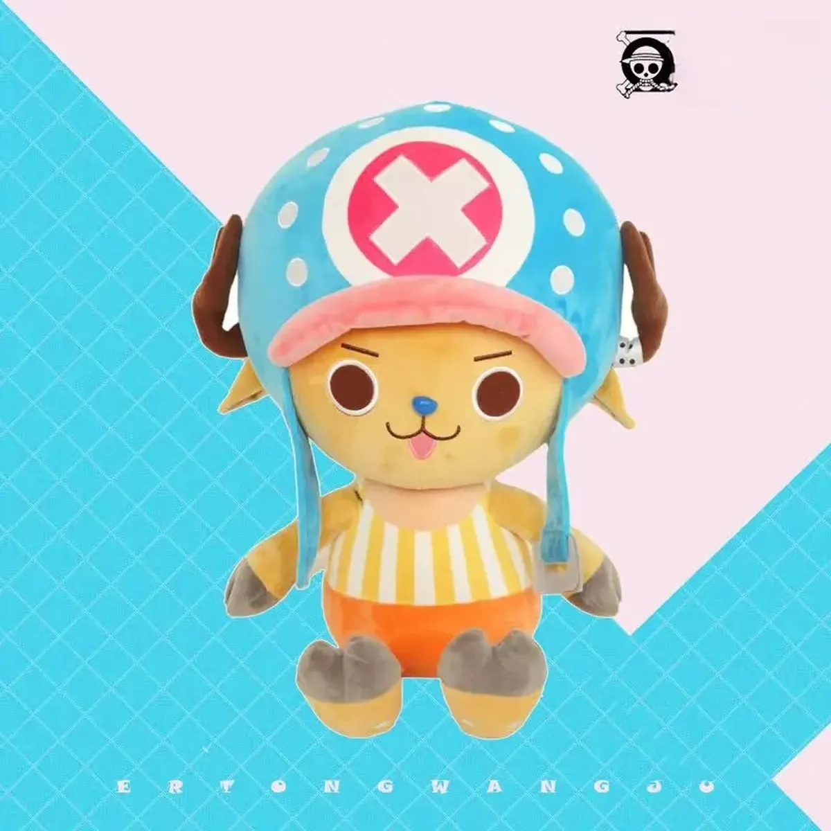 Peluche de Chopper de One Piece de 25, 30 y 45 cm, de algodón – vue 3
