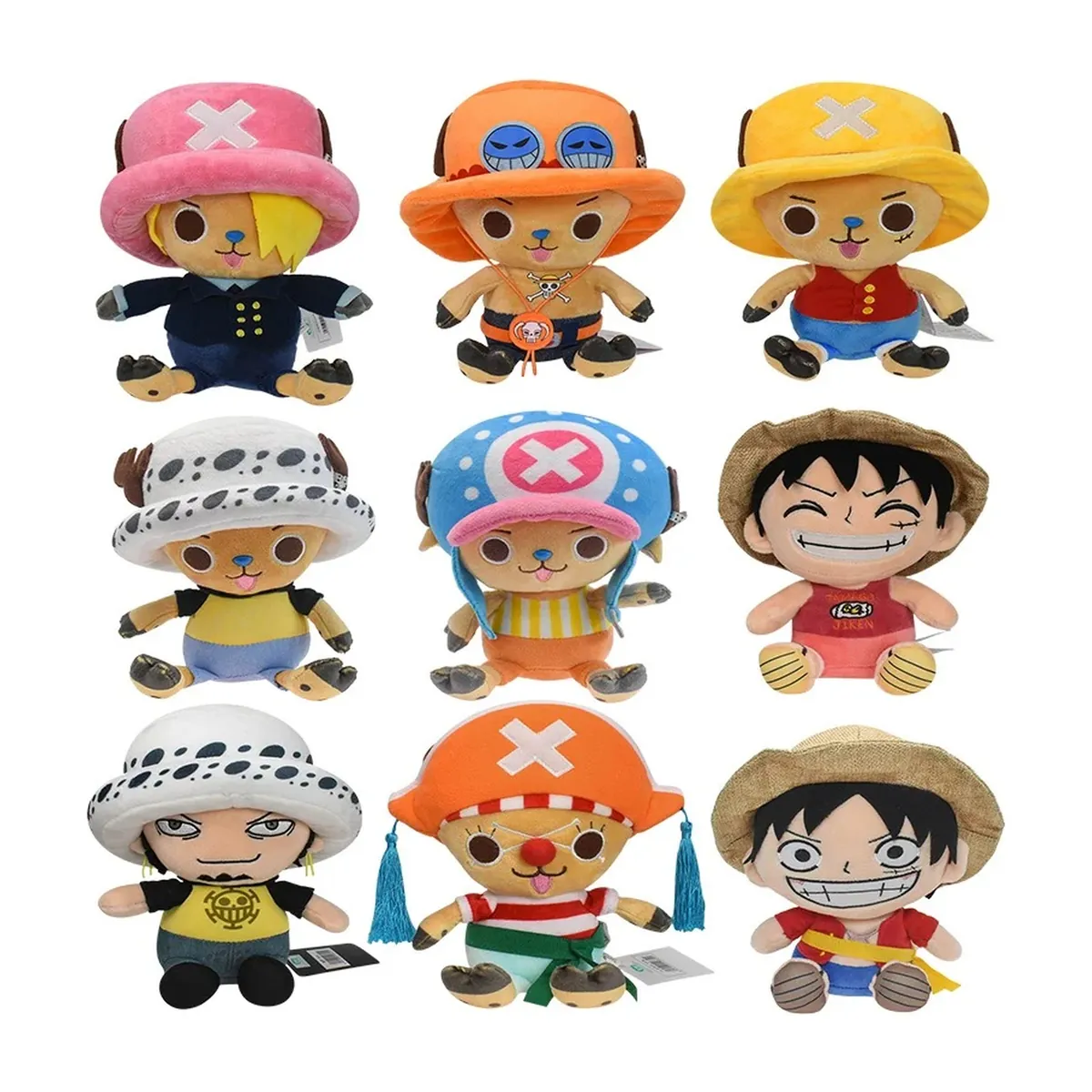 Peluche de Chopper y los Sombrero de Paja de 11 a 20 cm – vue 3