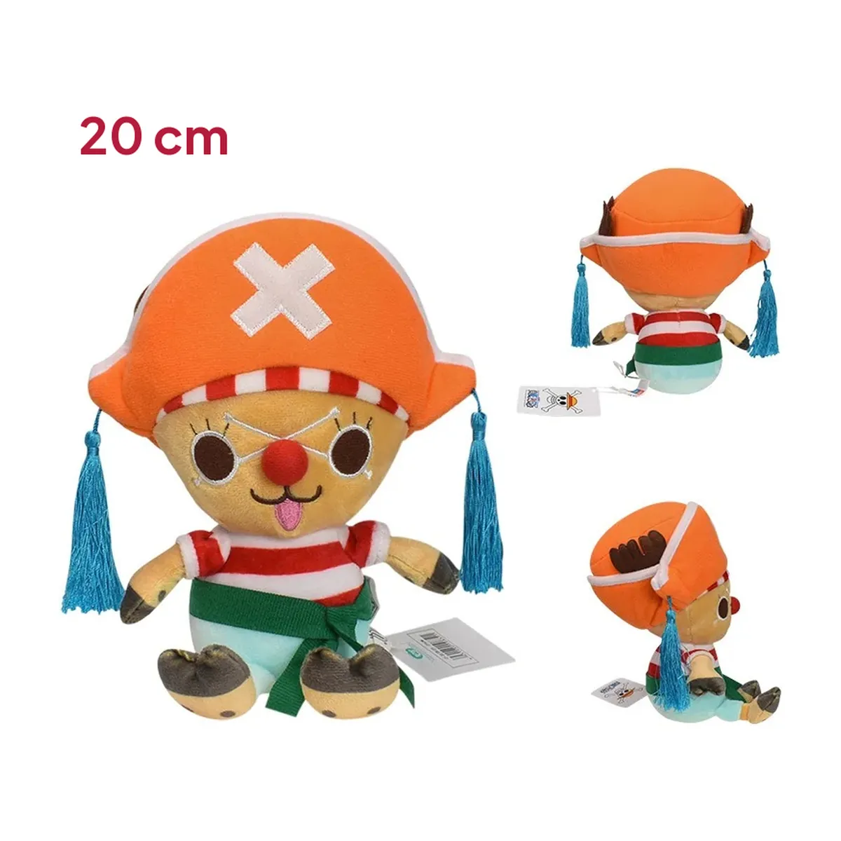 Peluche de Chopper y los Sombrero de Paja de 11 a 20 cm – chopper a, 20 cm
