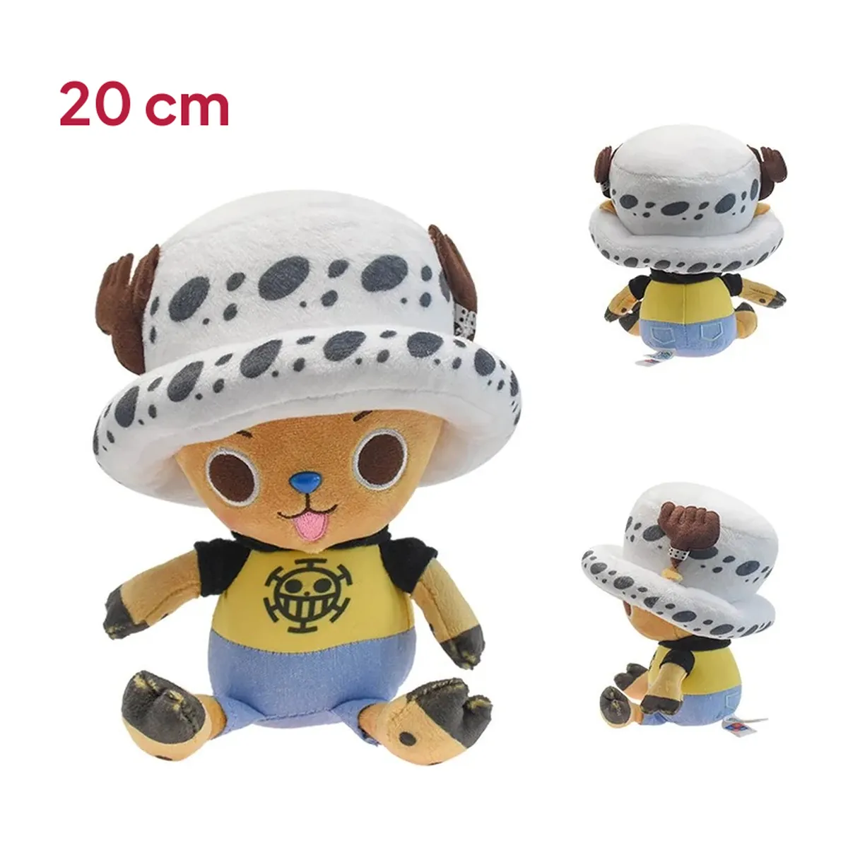 Peluche de Chopper y los Sombrero de Paja de 11 a 20 cm – chopper c, 20 cm