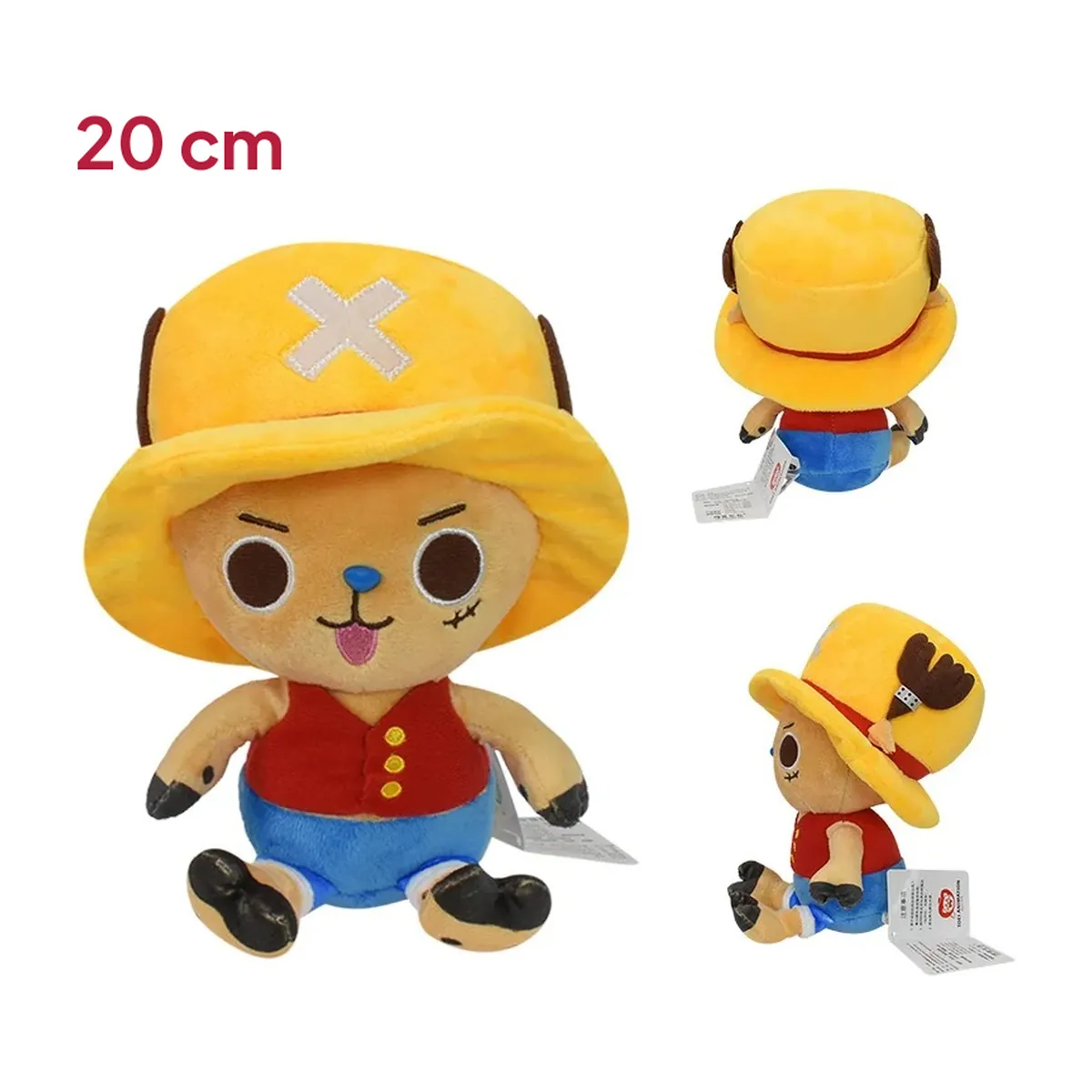 Peluche de Chopper y los Sombrero de Paja de 11 a 20 cm – chopper f, 20 cm