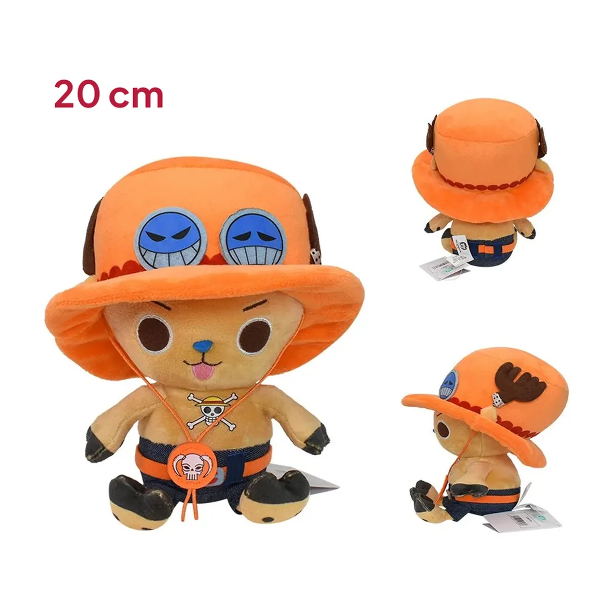 Peluche de Chopper y los Sombrero de Paja de 11 a 20 cm – chopper g, 20 cm