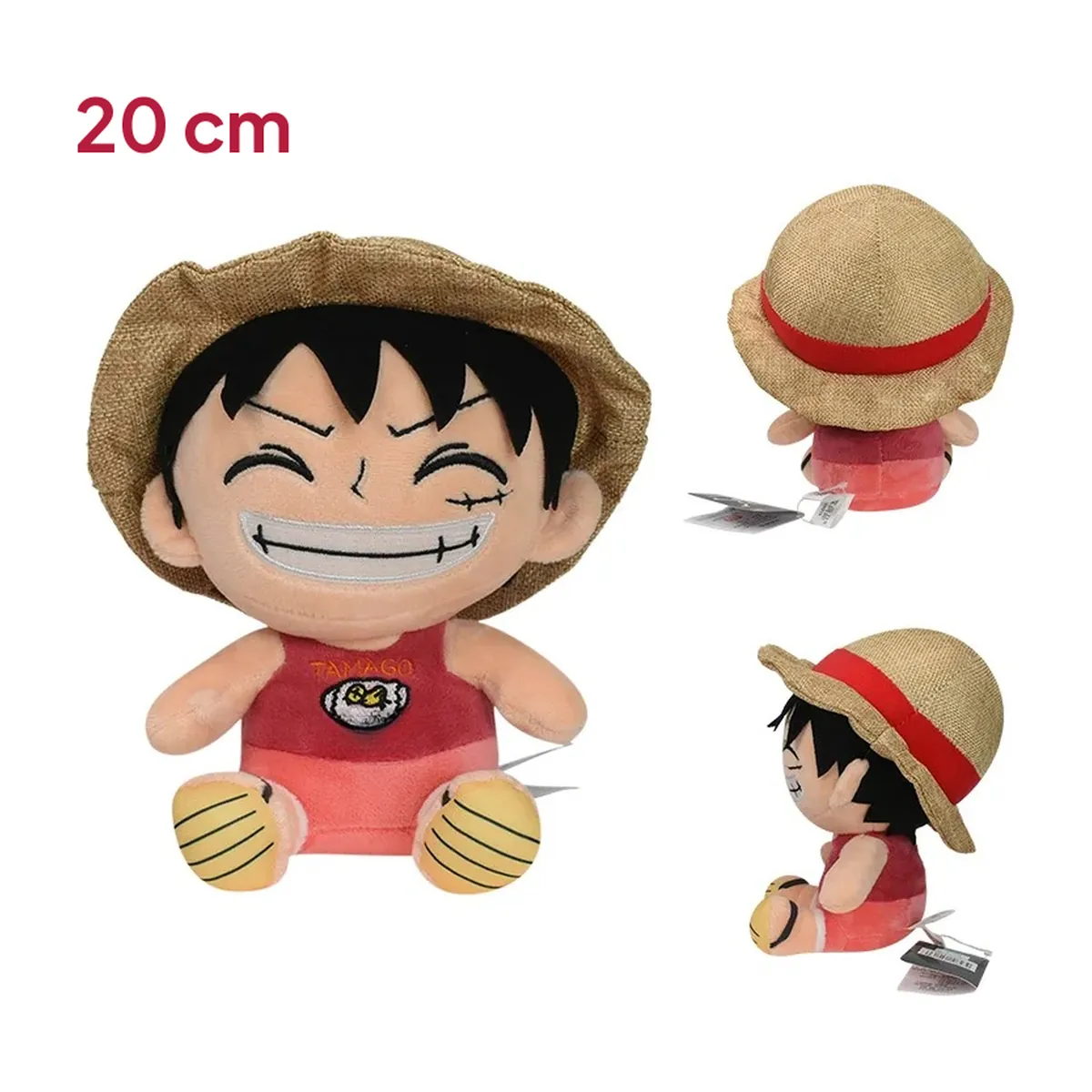 Peluche de Chopper y los Sombrero de Paja de 11 a 20 cm – luffy b, 20 cm