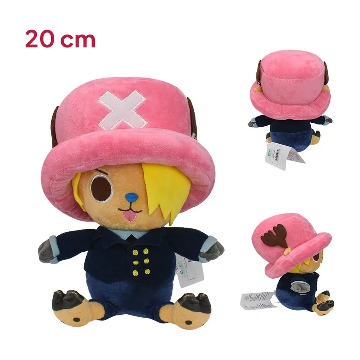 Peluche de Chopper y los Sombrero de Paja de 11 a 20 cm – sanji, 20 cm