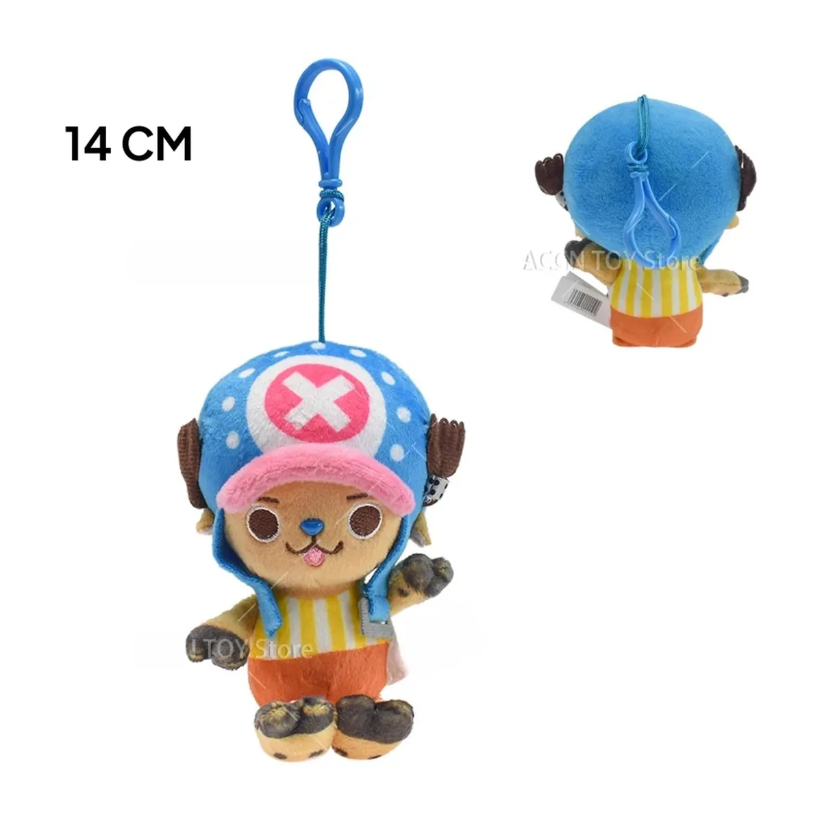 Peluche llavero de One Piece: Luffy, Chopper y Sabo de 10-14 cm – b