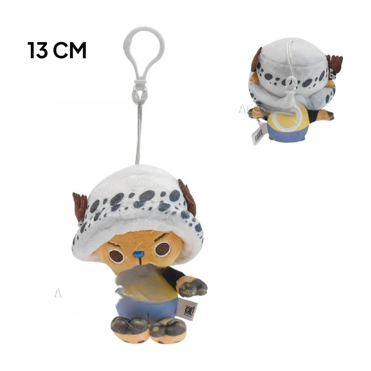 Peluche llavero de One Piece: Luffy, Chopper y Sabo de 10-14 cm – c
