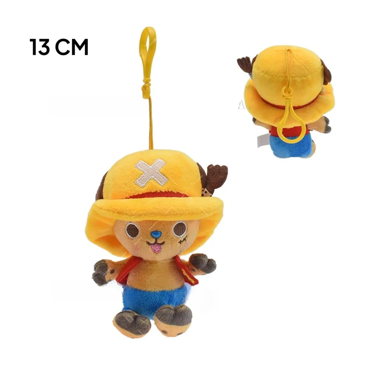 Peluche llavero de One Piece: Luffy, Chopper y Sabo de 10-14 cm – e
