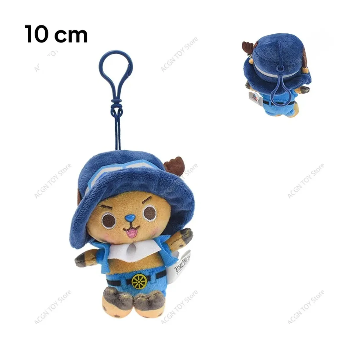 Peluche llavero de One Piece: Luffy, Chopper y Sabo de 10-14 cm – i