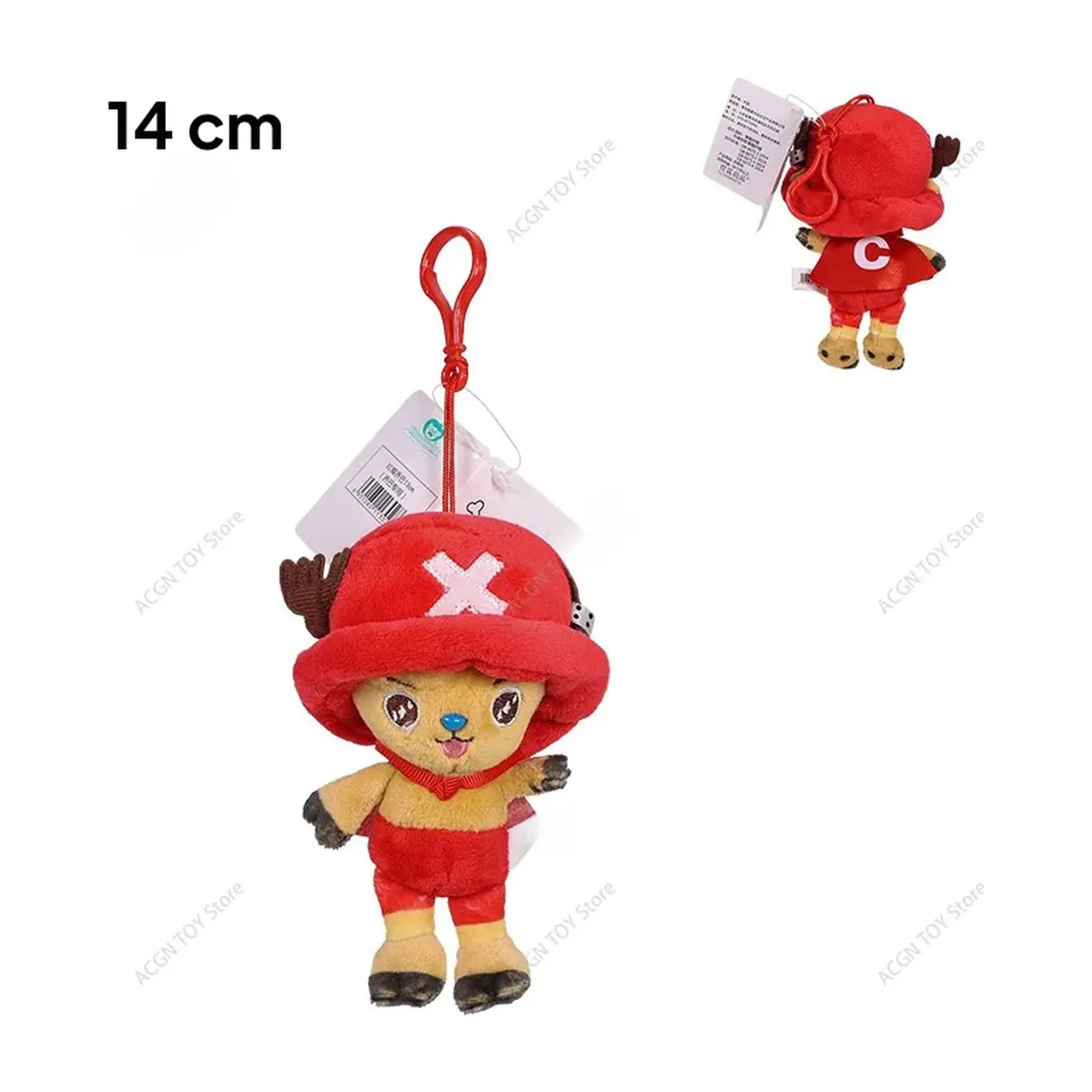 Peluche llavero de One Piece: Luffy, Chopper y Sabo de 10-14 cm – j