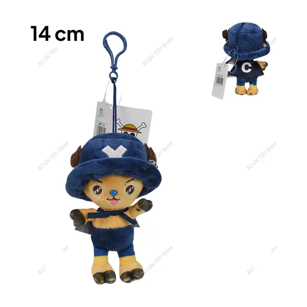 Peluche llavero de One Piece: Luffy, Chopper y Sabo de 10-14 cm – k