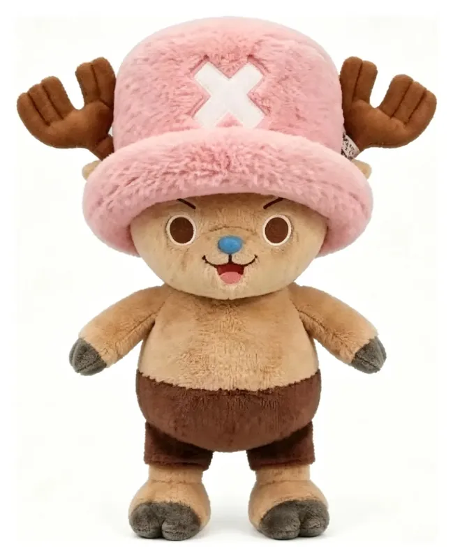 Peluche de Luffy, Chopper y Zoro con ropa removible
