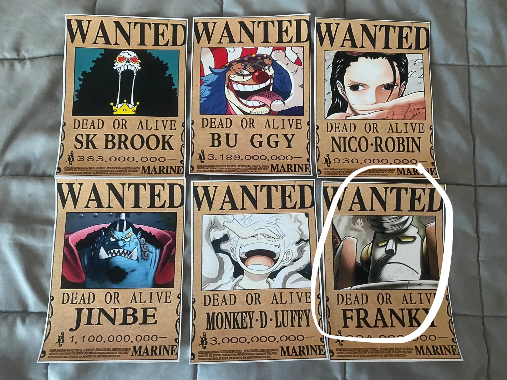 Foto de un comprador: Pósters de One Piece en lienzo sin marco, 7 tamaños
