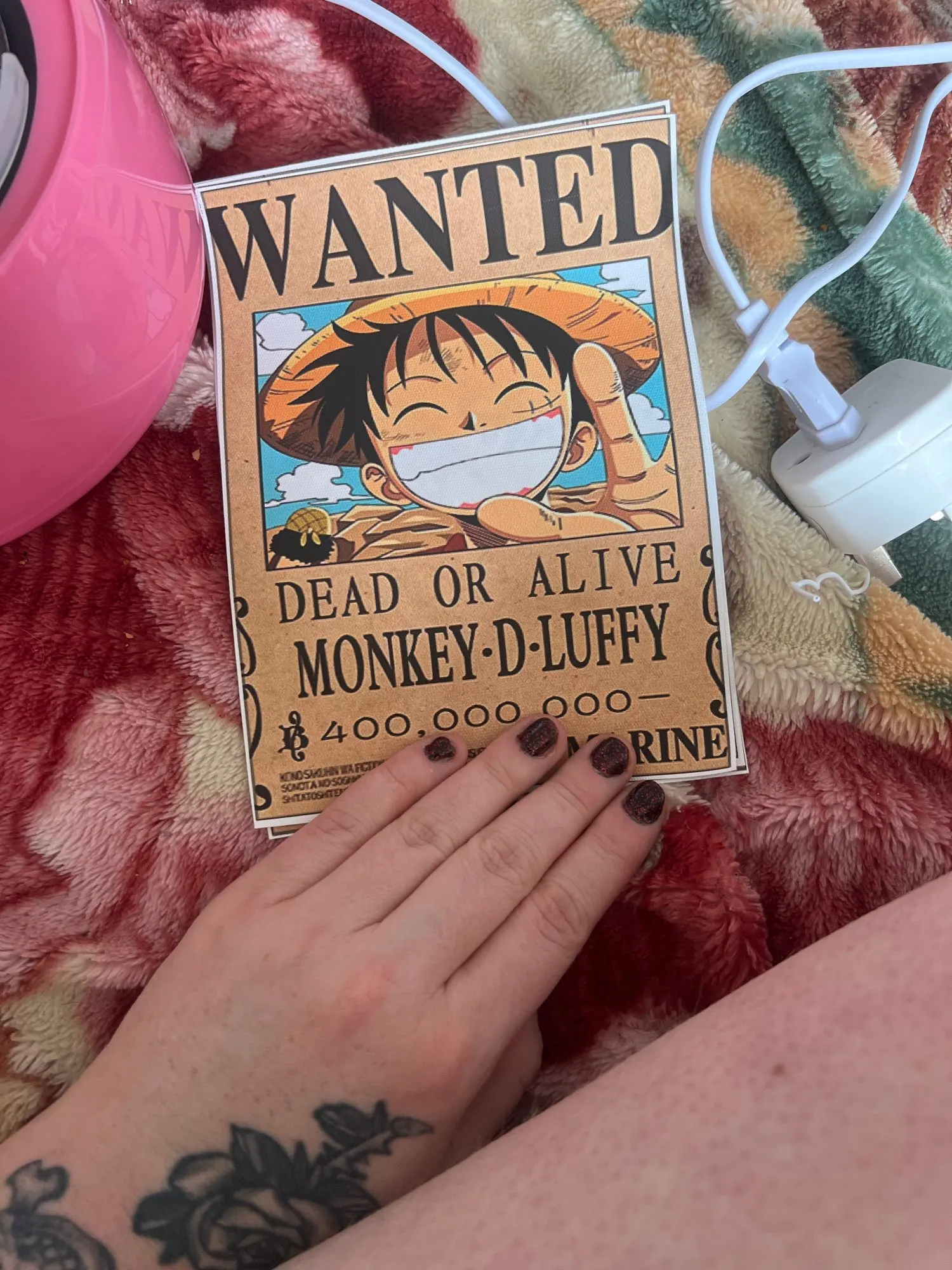 Foto de un comprador: Pósters de One Piece en lienzo sin marco, 7 tamaños