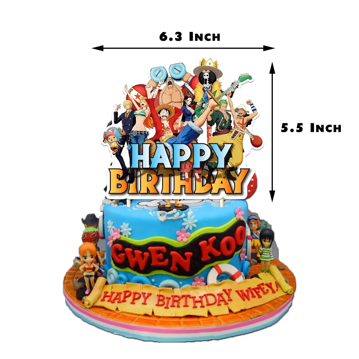 Set de Decoración para Fiesta de Cumpleaños de One – large cake topper