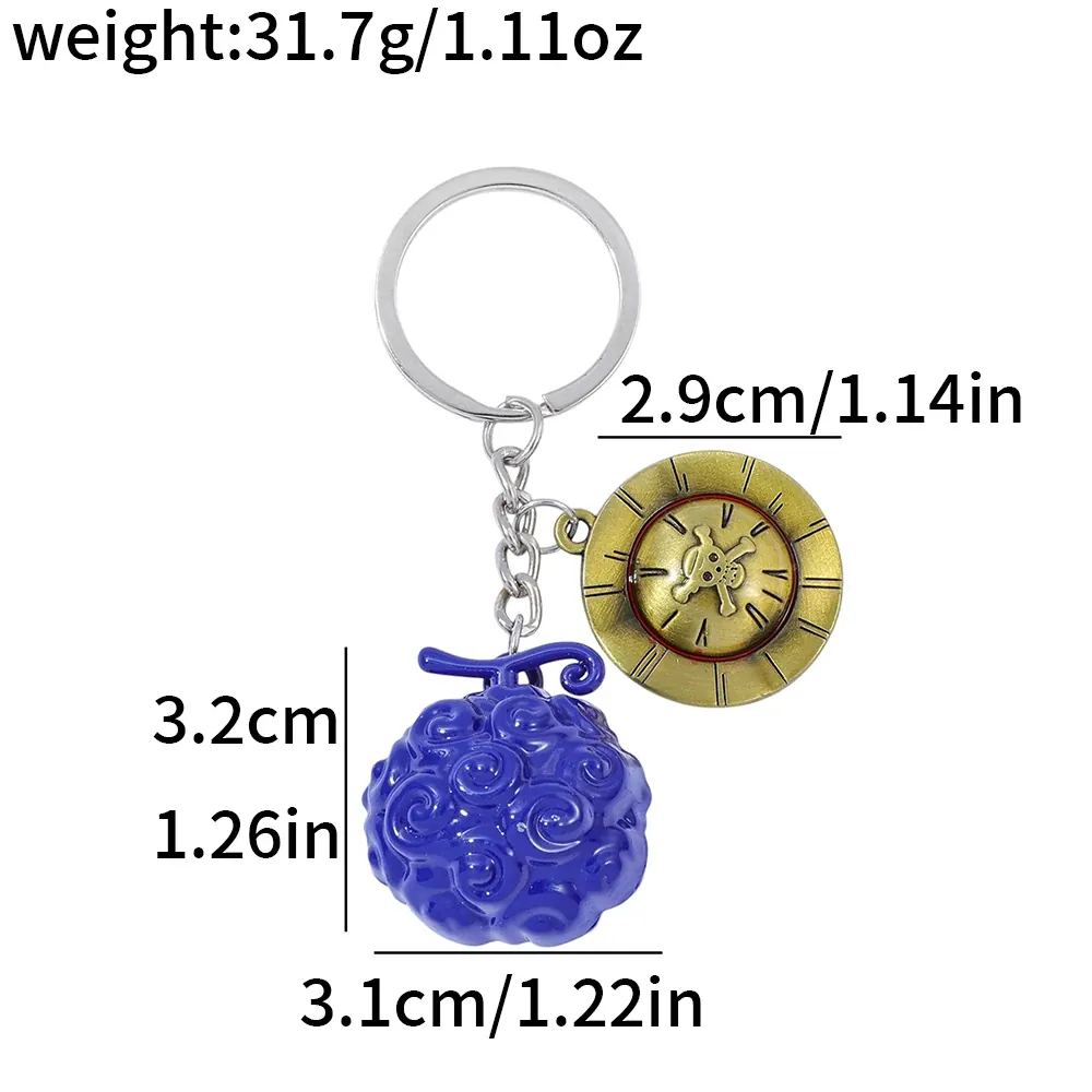 Set de Llaveros de Anime One Piece: Luffy Ace – par défaut