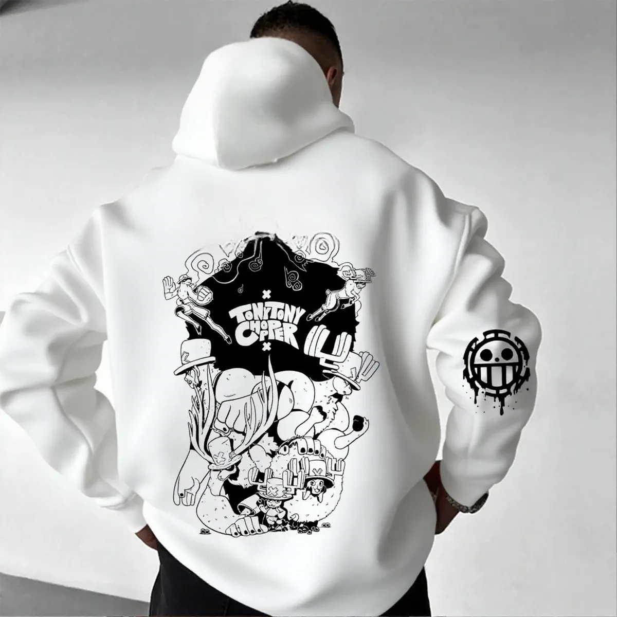 Sudadera con capucha de Chopper de One Piece en algodón, 5 colores – vue 2