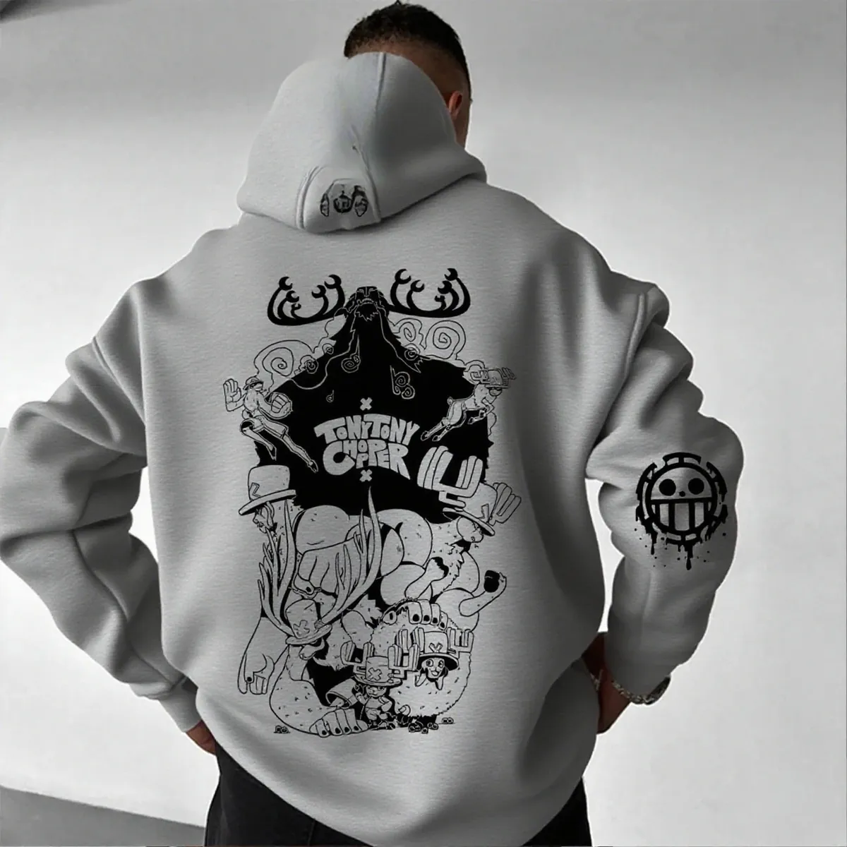 Sudadera con capucha de Chopper de One Piece en algodón, 5 colores – vue 3