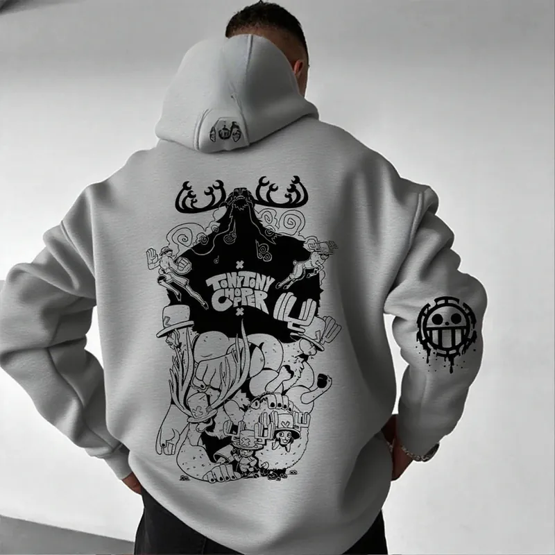 Sudadera con capucha de Chopper de One Piece en algodón, 5 colores – Cinco colores para escoger