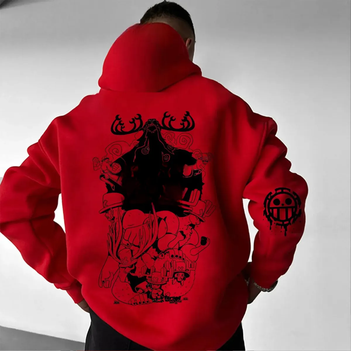 Sudadera con capucha de Chopper de One Piece en algodón, 5 colores – vue 4