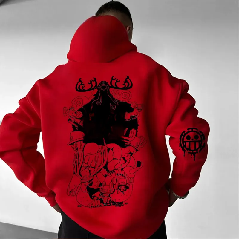 Sudadera con capucha de Chopper de One Piece en algodón, 5 colores – Poca información, nota perfecta