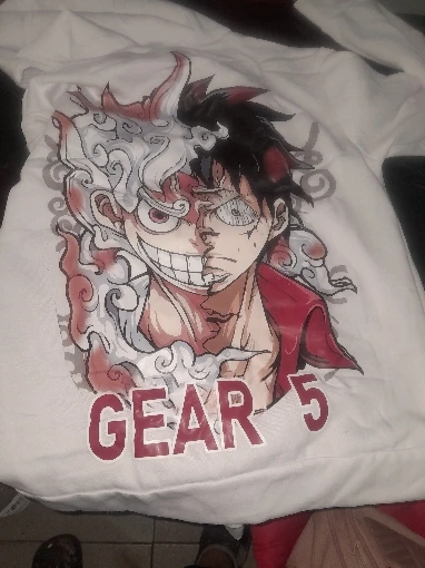 Foto de un comprador: Disfraz de Luffy: sudadera con capucha de algodón, hasta 4XL