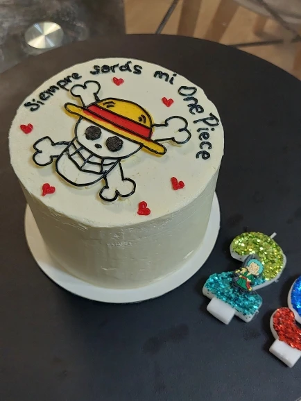 Foto de un comprador: Velas de One Piece con número del 0 al 9 para pastel
