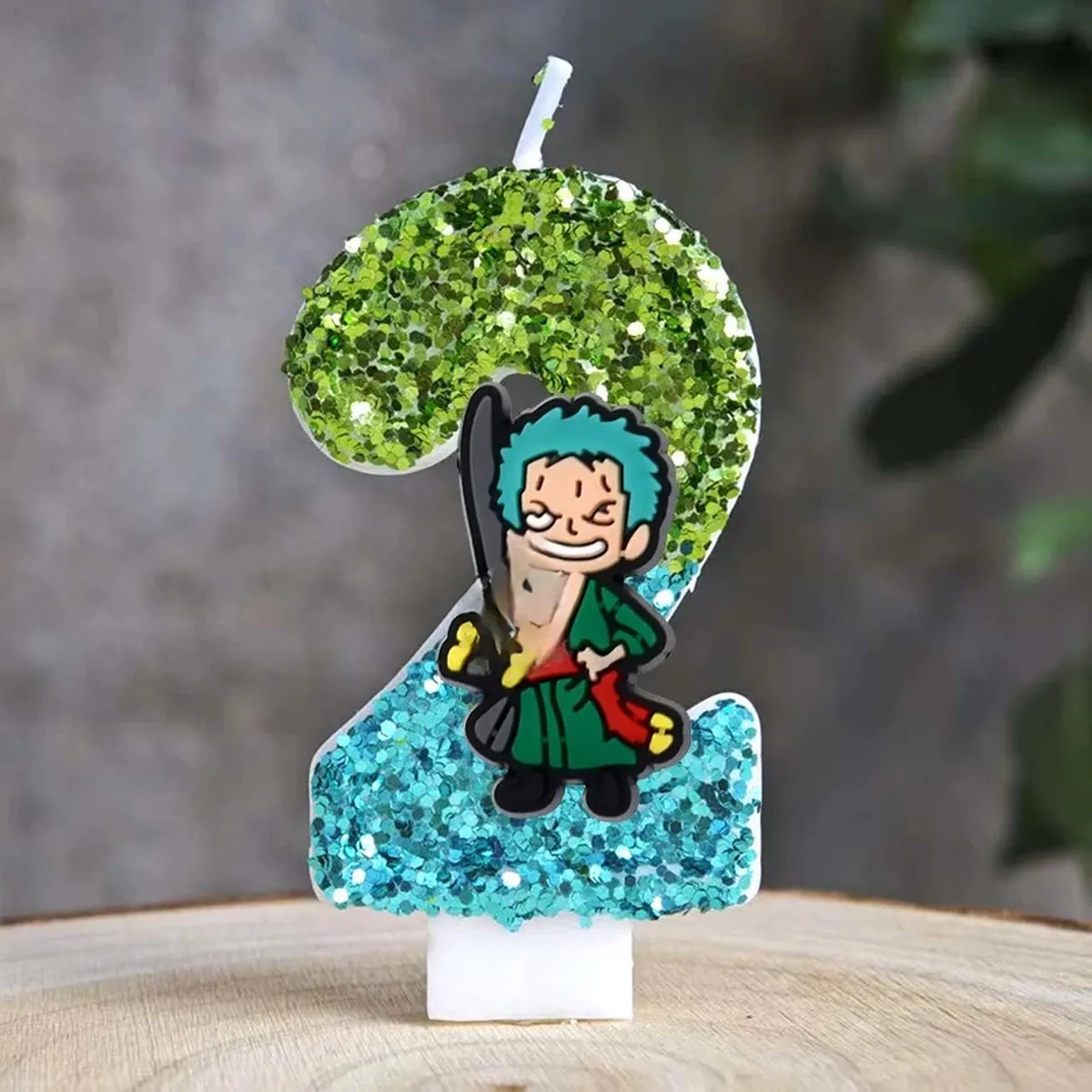 Velas de One Piece con número del 0 al 9 para pastel – f 2