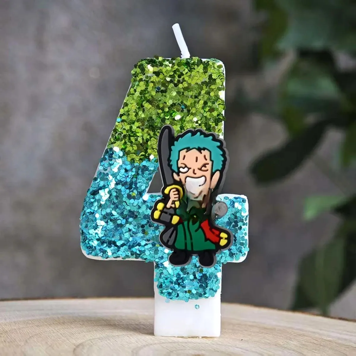 Velas de One Piece con número del 0 al 9 para pastel – f 4