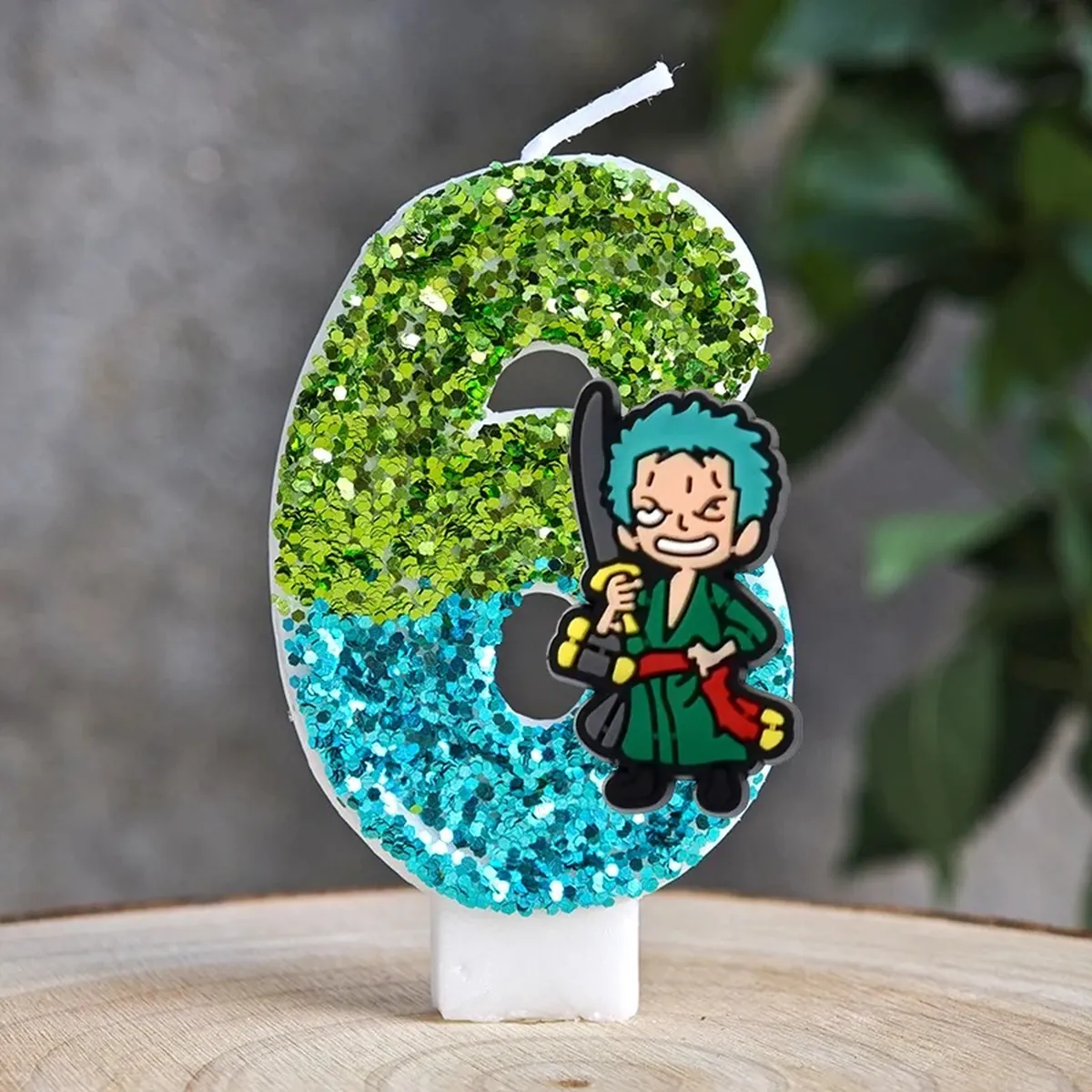 Velas de One Piece con número del 0 al 9 para pastel – f 6