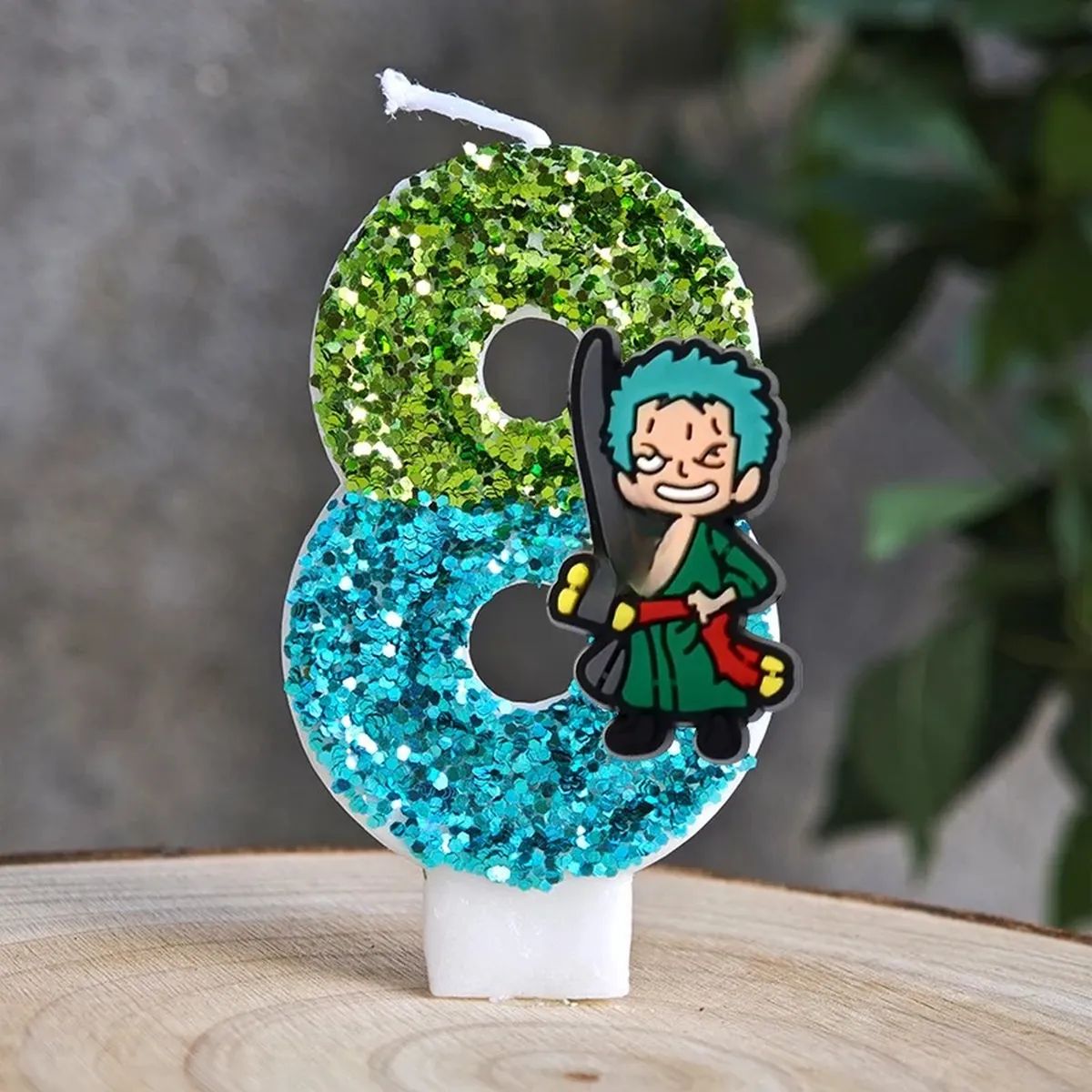 Velas de One Piece con número del 0 al 9 para pastel – f 8